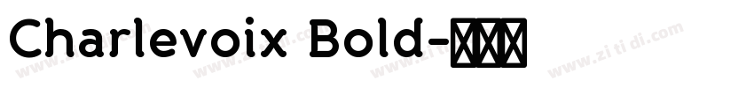 Charlevoix Bold字体转换 Charlevoix Bold字体转换